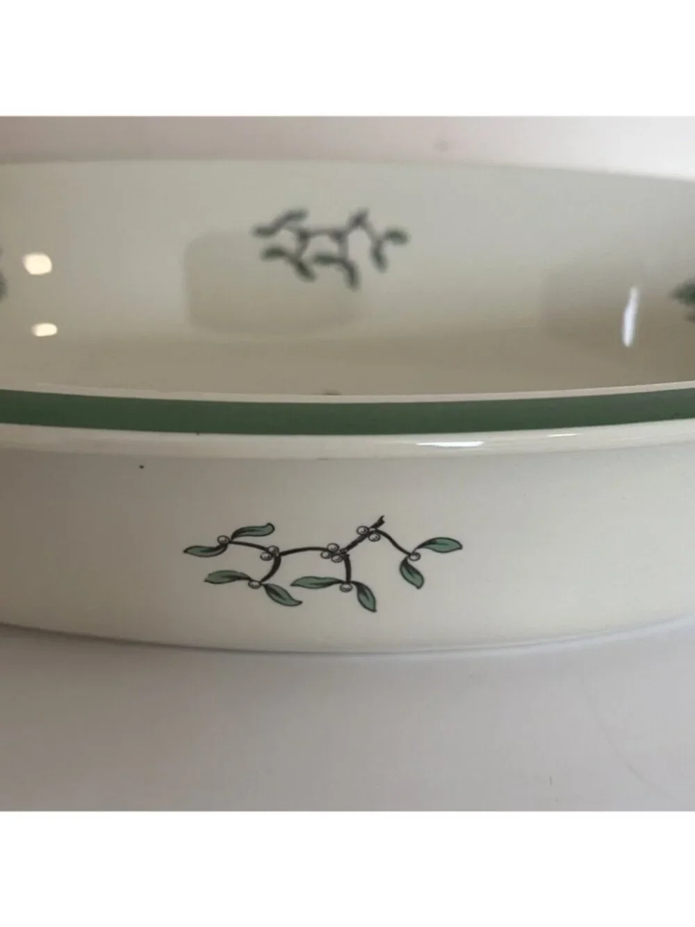 VTG Spode Christmas Tree Imperial Cookware Casserole Dish Bowl Oven to Table